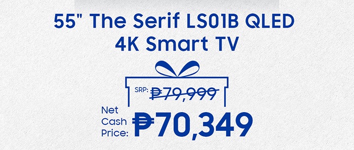 55 The Serif LS01B QLED 4K Smart TV ...