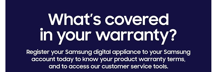 What's covered in your warranty? ...