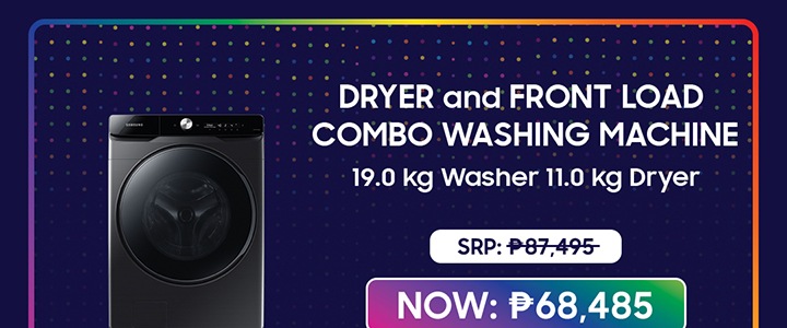 Dryer and Front Load Combo Washing Machine