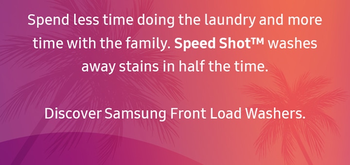Spend less time doing the laundry ....