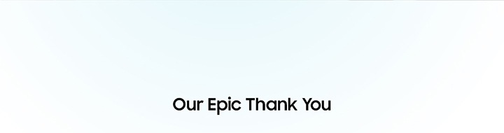 Our Epic Thank you