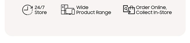 24/7 Store Wide Product Range Order Online, Collect In-Store