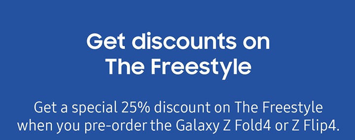 Get discounts on The Freestyle ....
