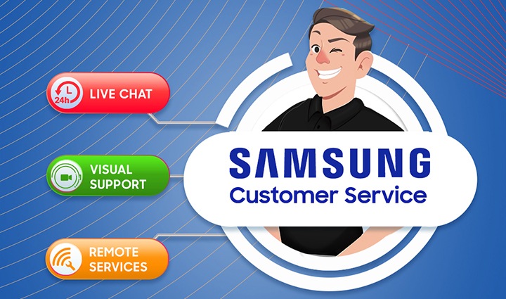 LIVE CHAT VISUAL SUPPORT REMOTE SERVICES SAMSUNG Customer Service