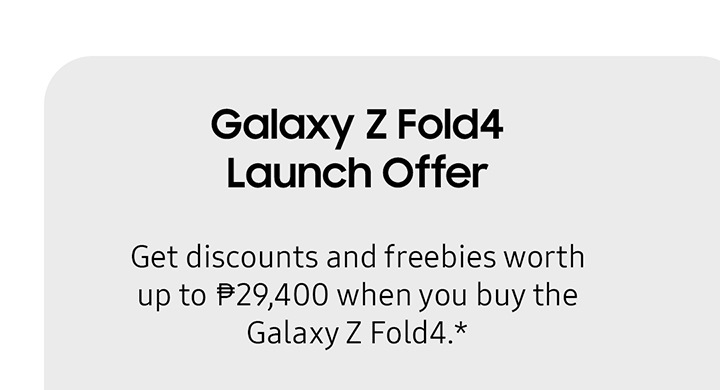 Galaxy Z Fold4 Launch Offer ....