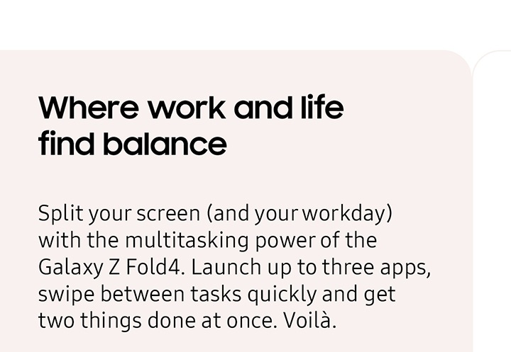 	Where work and life find balance ....