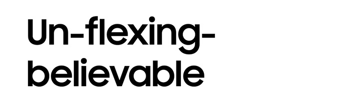 Un-flexiing-believable ....