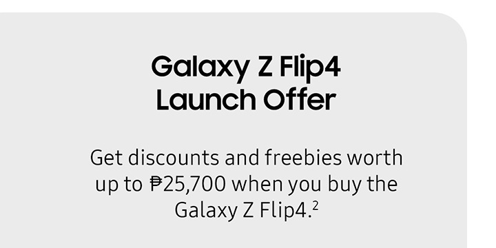 PGalaxy Z Flip4 Launch Offer ....