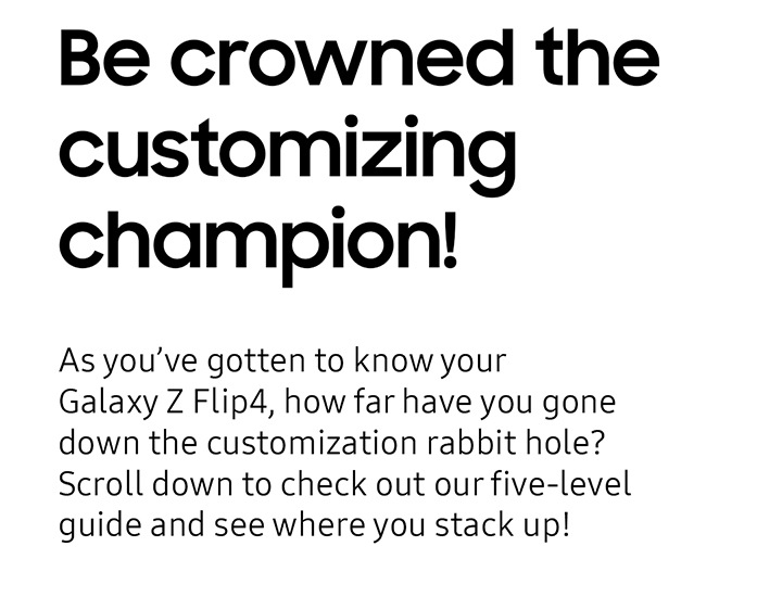 Be crowned the customizing champion! ...