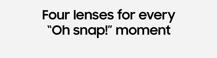 Four lenses for every Oh snap! moment