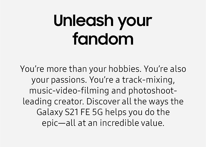Unleash your fandom