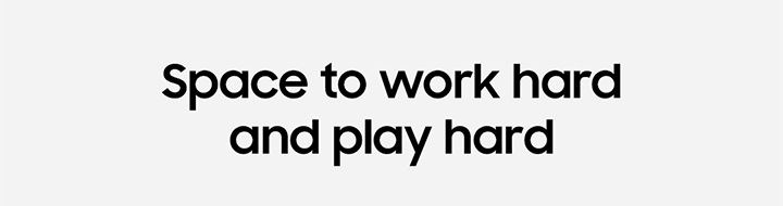 Space to work hard and play hard
