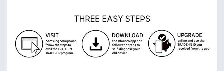 THREE EASY STEPS VISIT DOWNLOAD UPGRADE