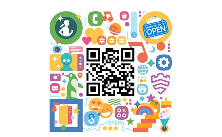 Try Galaxy QR Code