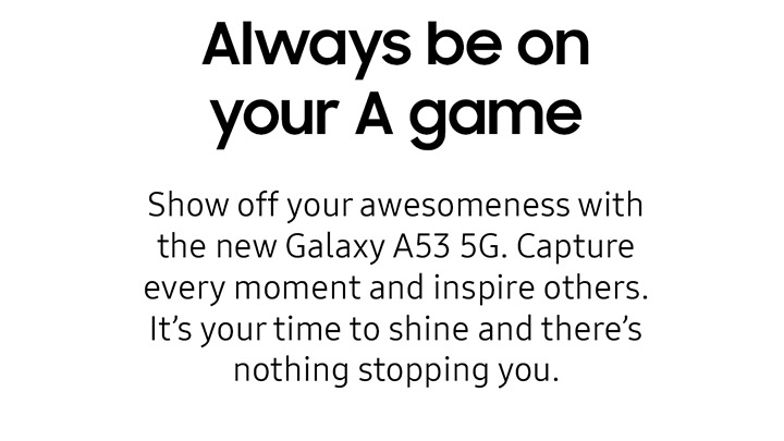 Always be on your a game...