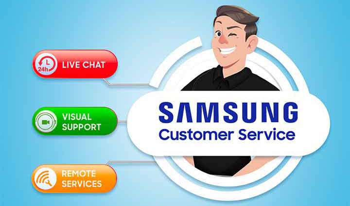 LIVE CHAT VISUAL SUPPORT REMOTE SERVICES SAMSUNG Customer Service
