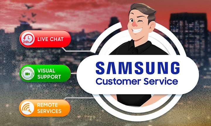 LIVE CHAT VISUAL SUPPORT REMOTE SERVICES SAMSUNG Customer Service