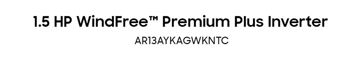 1.5 HP WindFree Premium Plus Inverter AR13AYKAGWKNTC