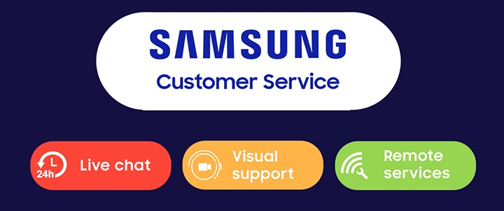 SAMSUNG Customer Service Live Chat Visual support Remote service