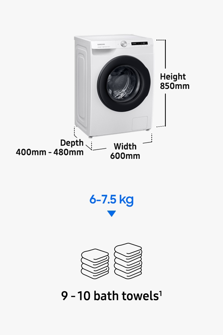 Smallest width sales washer dryer