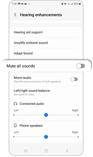How to play sound in both speakers and solve mute problems