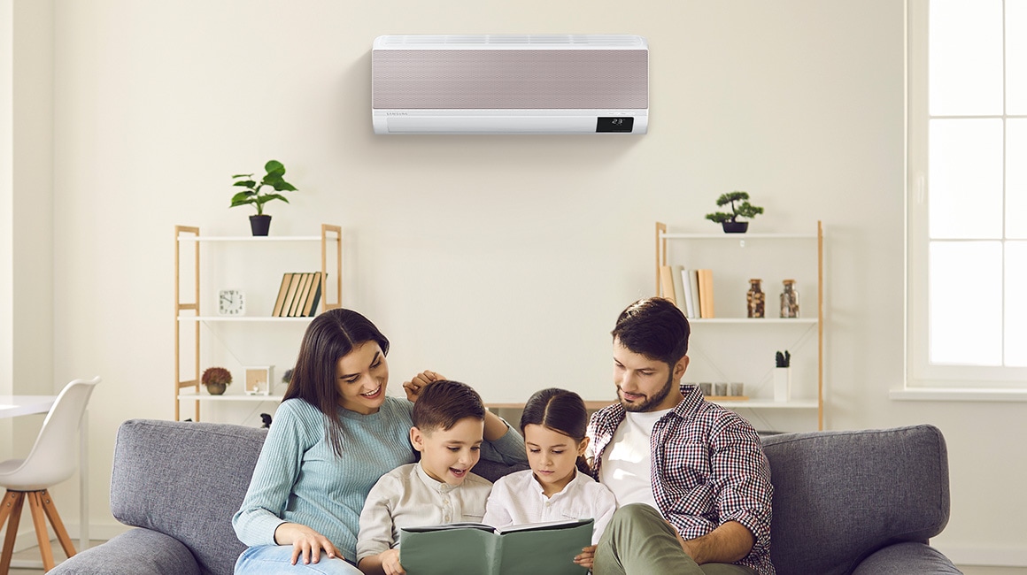 Buy BESPOKE WindFree™ Air Conditioner (Metallic Silver) | Samsung ...