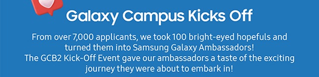 Galaxy Campus Kicks Off