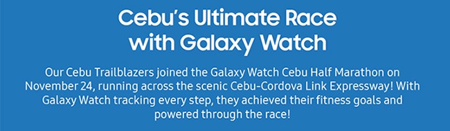 Cebu's Ultimate Race with Galaxy Watch