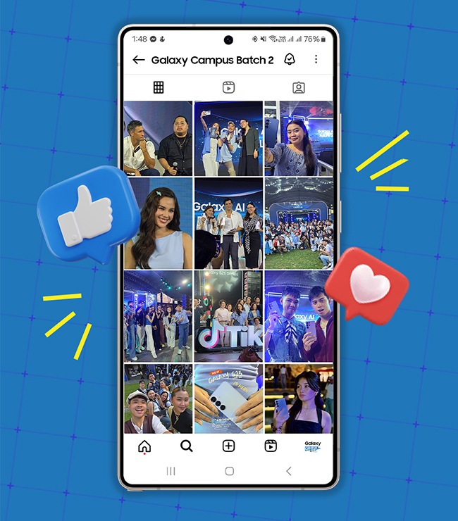 Galaxy S25 Ultra with Galaxy Campus images