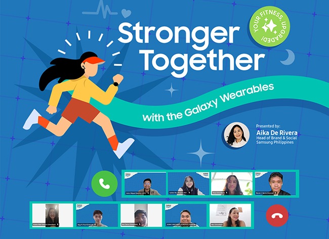 Stronger Together with Galaxy Wearables...