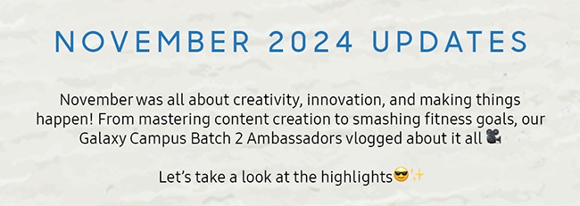November 2024 Updates