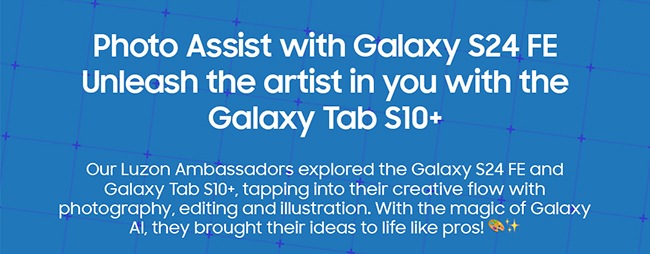 Photo Assist with Galaxy S23 FE Unleash artist in you with the Galaxy Tab S10+
