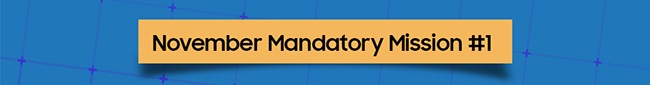 November Mandatory Mission #1