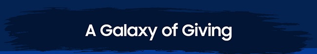 A Galaxy of Giving header