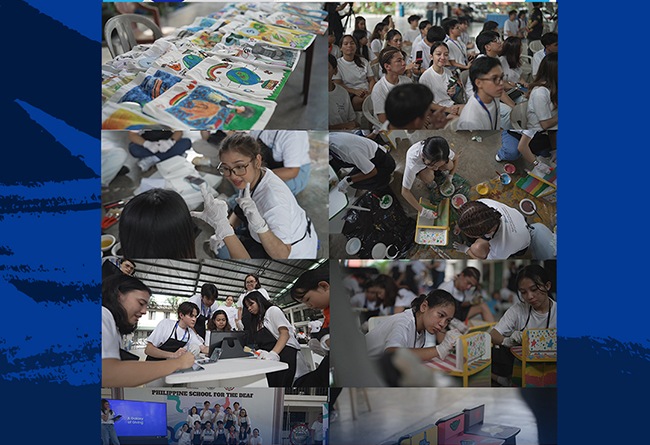 collage picture of the Philippine School for the Deaf event
