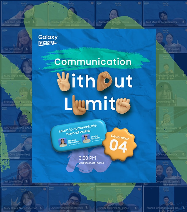 Communication Without Limits inivitaion poster