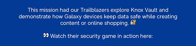 This mission had our Trailblazers explore...