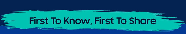 First To Know, First To Share