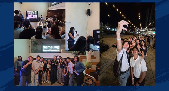 Samsung Sound Session picture collage