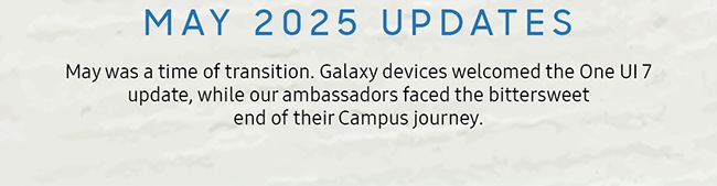 MAY 2025 UPDATES