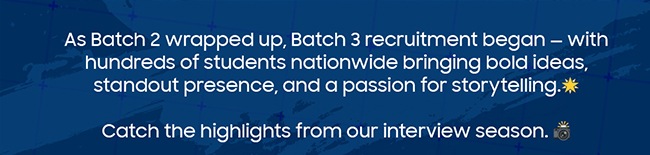 As Batch 2 wrapped up,...