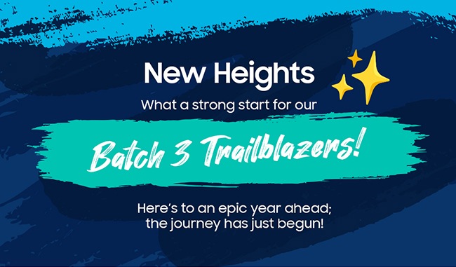 New Heights Batch 3 Trailblazers!