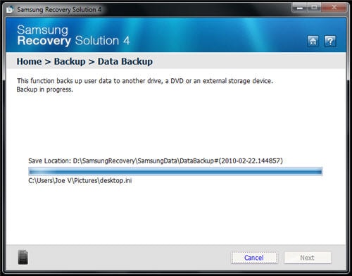 Samsung Recovery Solution Admin Tool