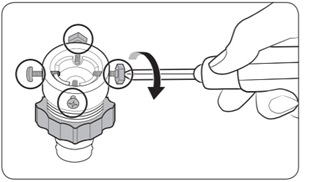 Use Philips screw