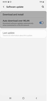 samsung a50 software update android 11