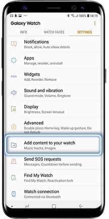 add music to samsung galaxy watch