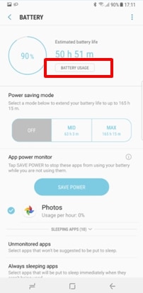 Tips to extend your battery usage time in Samsung Galaxy mobile device