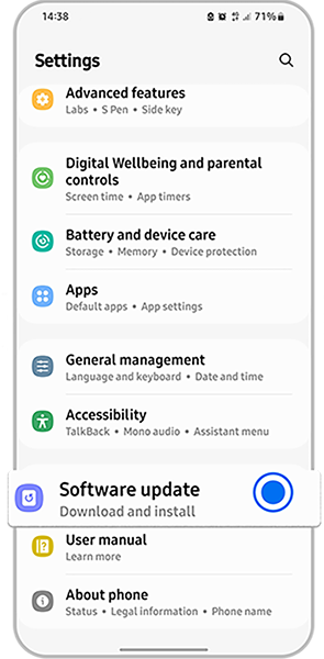 How to update software | Samsung PK