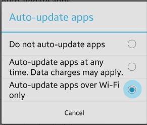 auto update via wifi