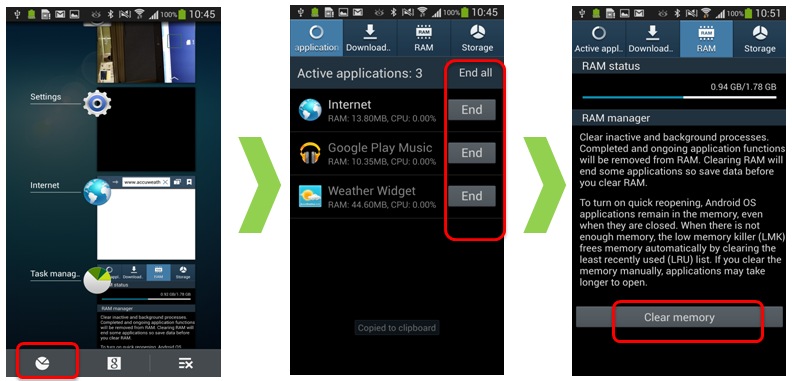 how much battery life does ram use